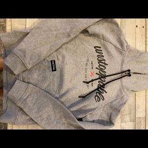 Flag nor fail grey hoodie
